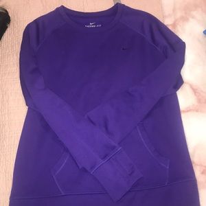 Purple Nike sweatshirt